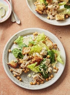 Chickpea Caesar salad