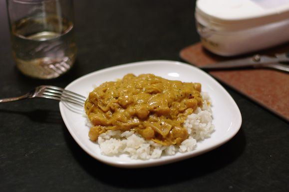 Chickpea cashew curry