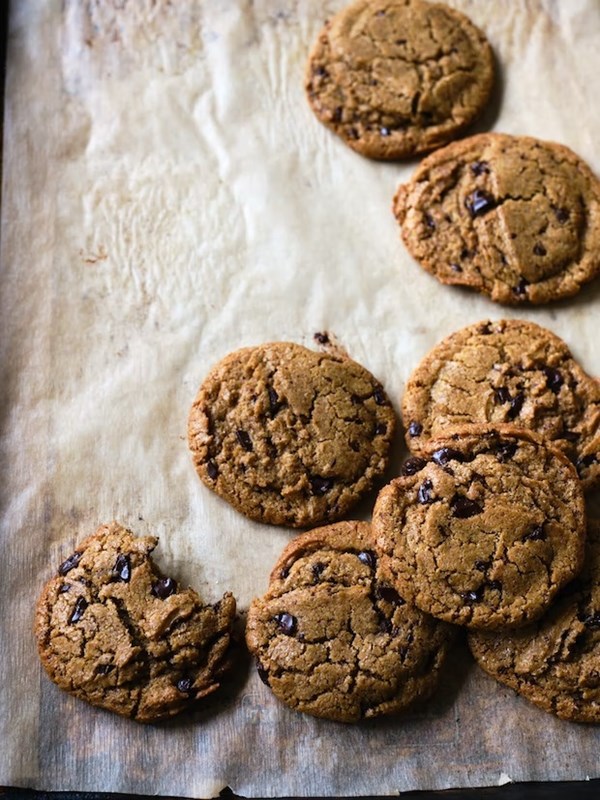 Chickpea chocolate chip cookies