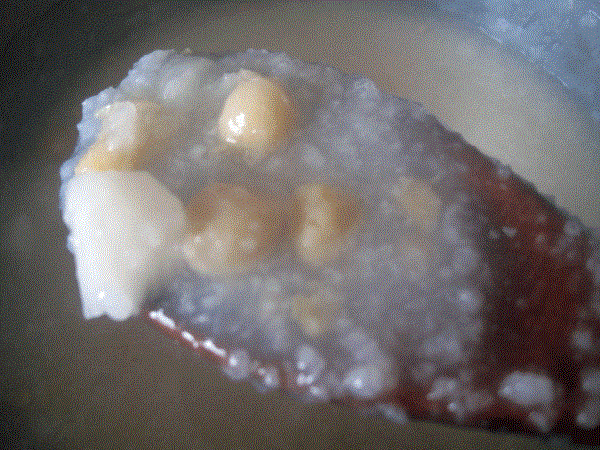 Chickpea congee (Jīdòu zhōu / 雞豆粥)
