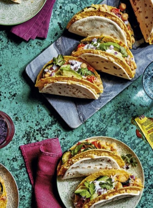 Chickpea crunchwraps
