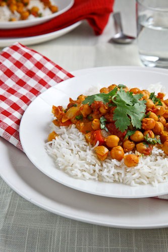 Chickpea curry (Chana masala)