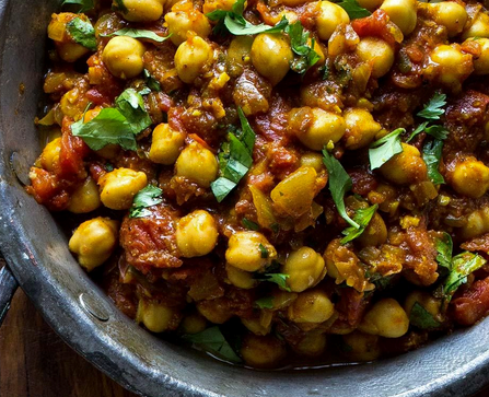 Chickpea curry (Chhole)
