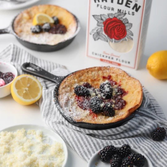 Chickpea Dutch babies