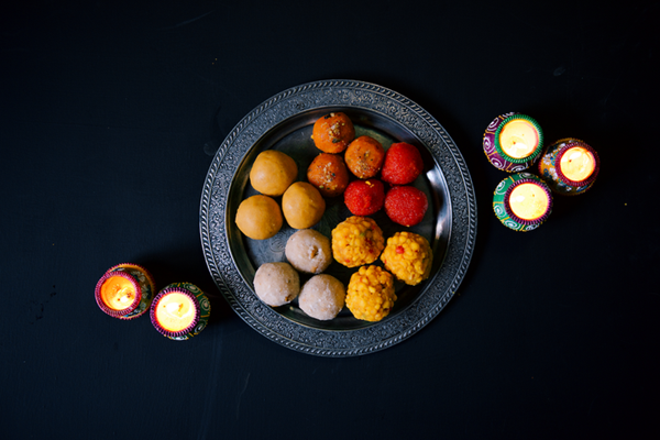 Chickpea flour (besan) laddus