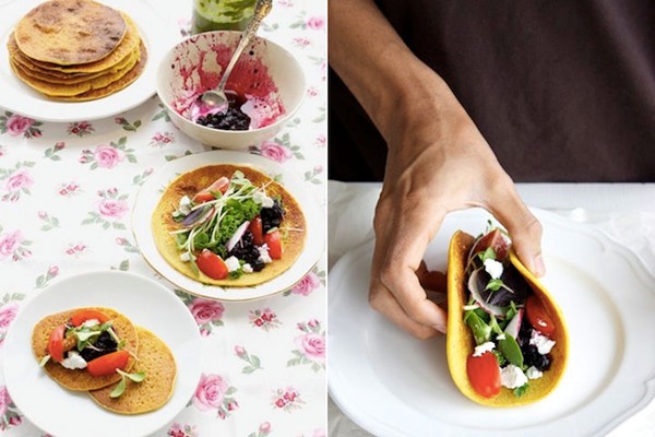 Chickpea flour crêpes (Puda)
