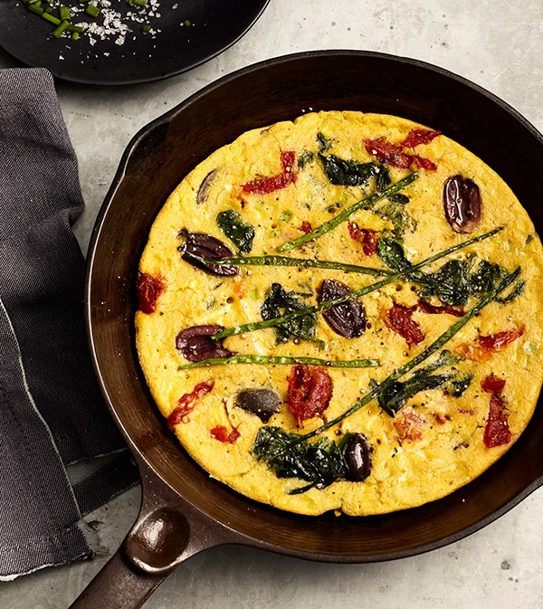 Chickpea flour omelets