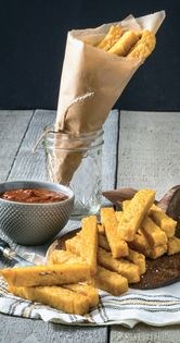 Chickpea "fries"