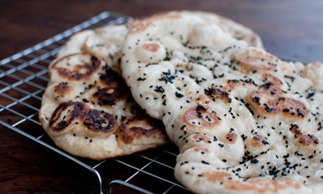 Chickpea naan roll