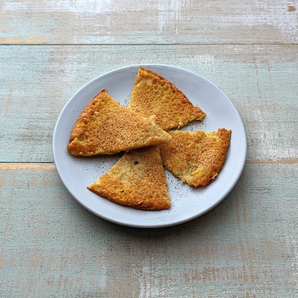 Chickpea pancakes (Farinata)