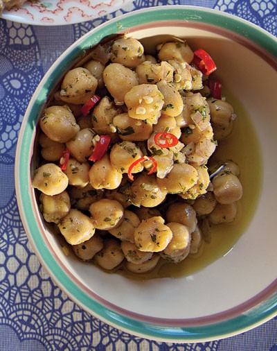 Chickpea salad (Salade de pois chiches)