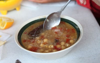 Chickpea soup (Sopa de garbanzo)