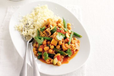 Chickpea tagine with figs