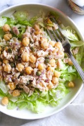 Chickpea tuna salad