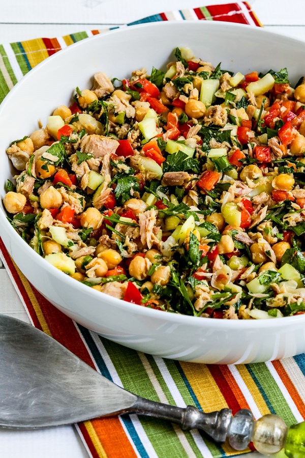 Chickpea tuna salad