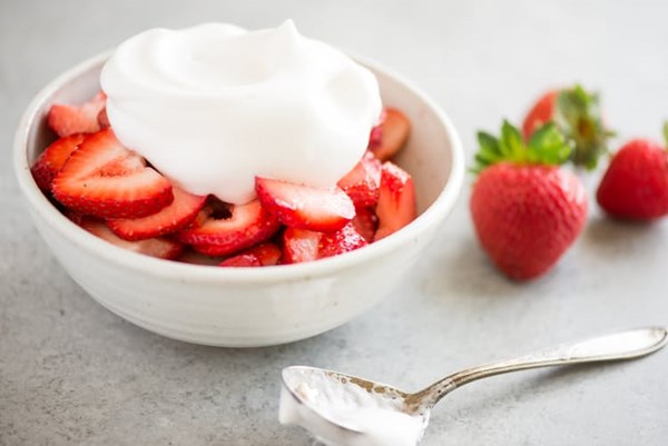 Chickpea whipped cream