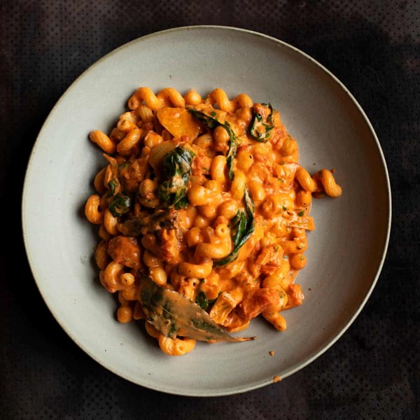 Chickpeas and macaroni