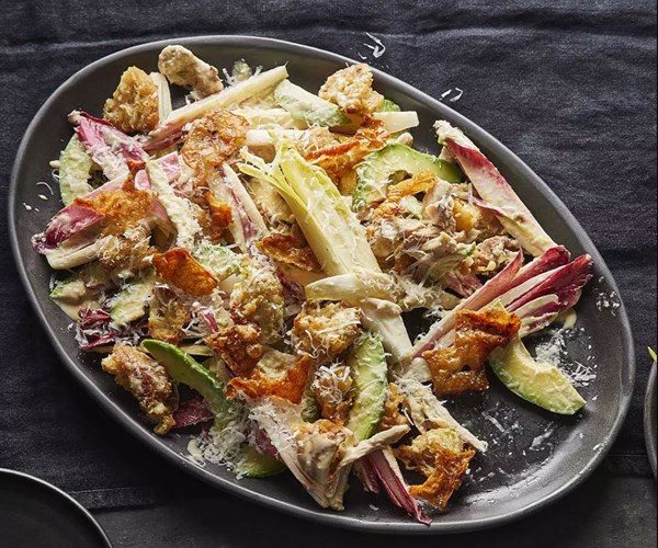 Chicory & roast chicken Caesar