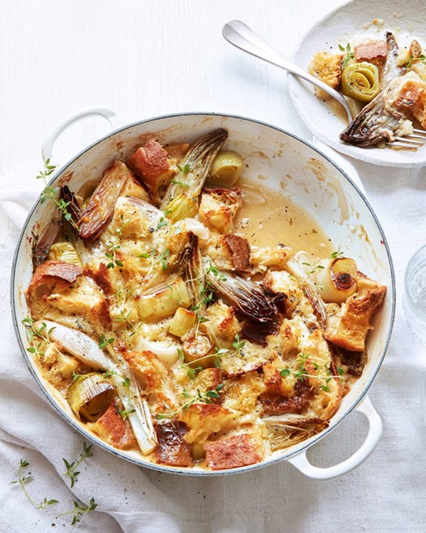 Chicory and cheese panade 