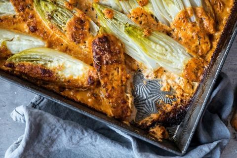 Chicory gratin