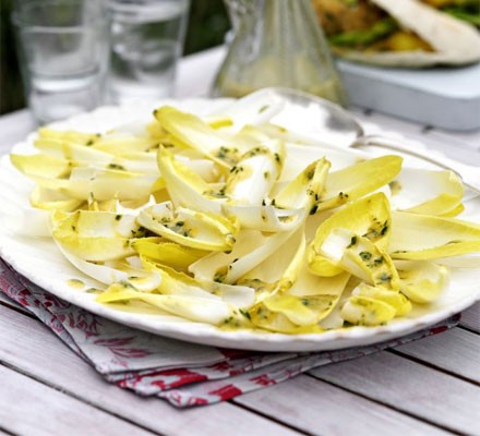 Chicory salad with herb vinaigrette