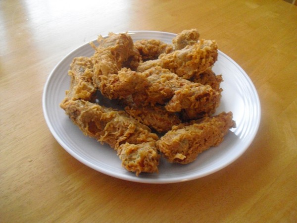 Chik'n-fried seitan