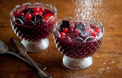 Children's mulled 'wine' jellies