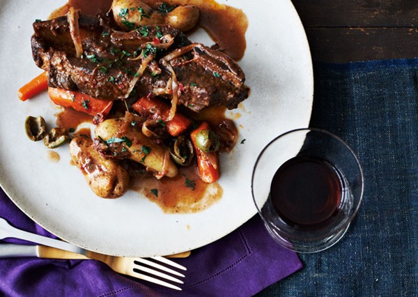 Chile-braised short ribs