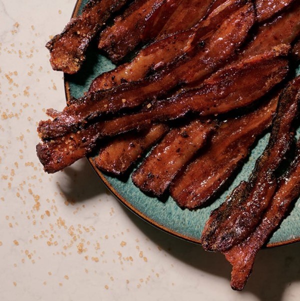 Chile con limon candied bacon