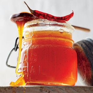 Chile-infused honey