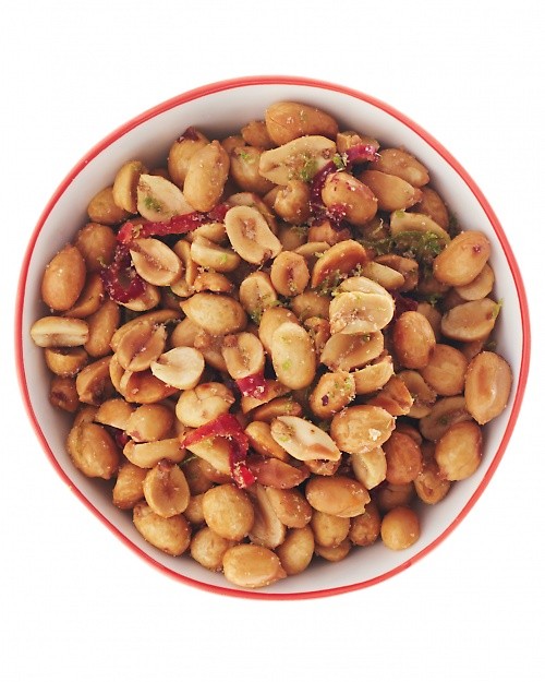 Chile-lime peanuts
