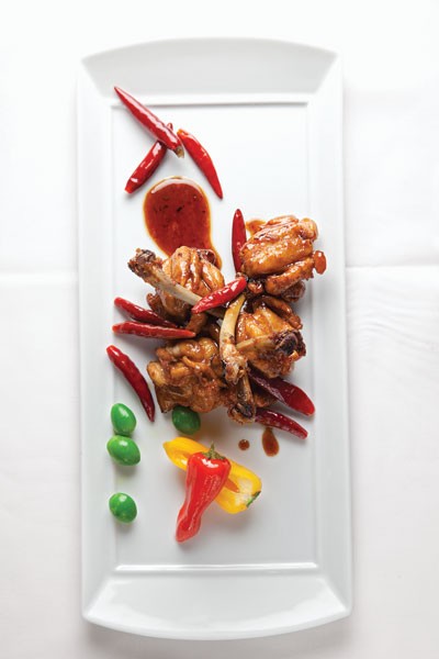 Chile-miso chicken wings