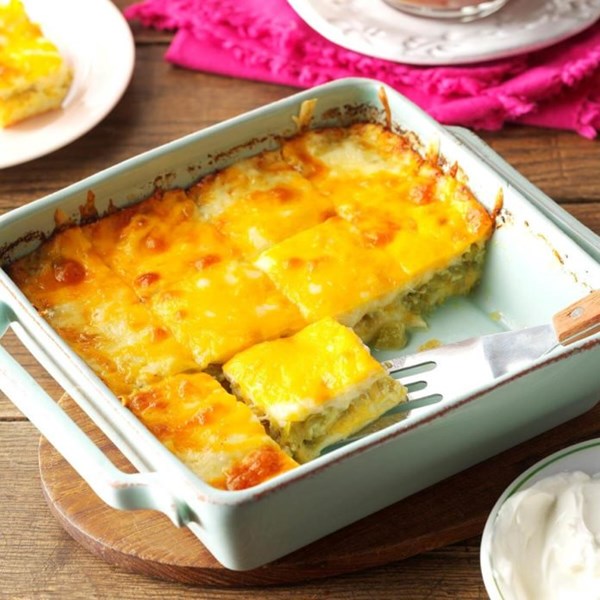 Chile relleno squares