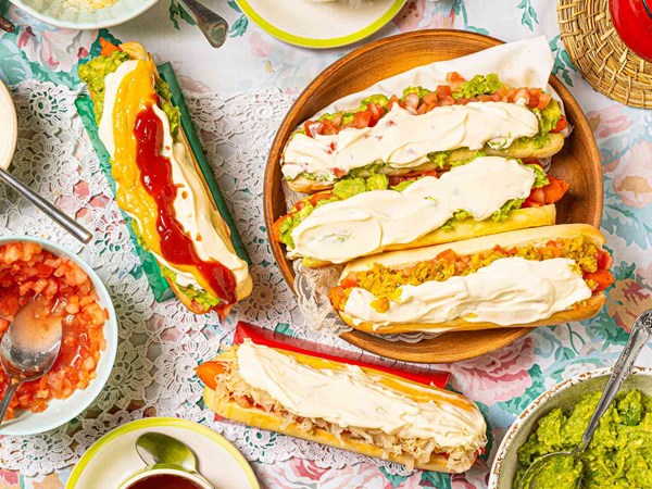 Chilean hot dogs (Completos)