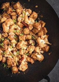 Chili cauliflower and tofu