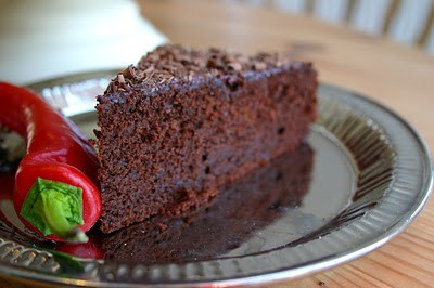 Chili chocolate orange cake 
