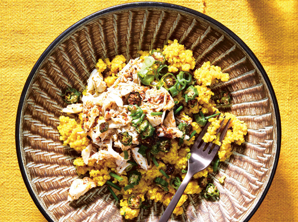 Chili coconut crab rice