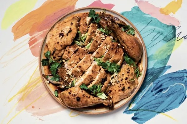 Chili crisp & honey roasted chicken 
