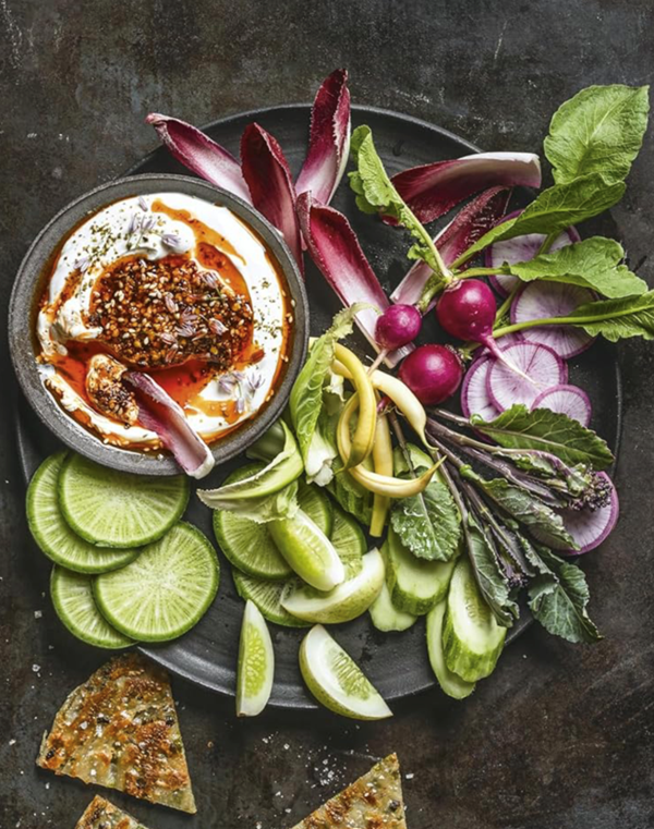 Chili crisp labneh