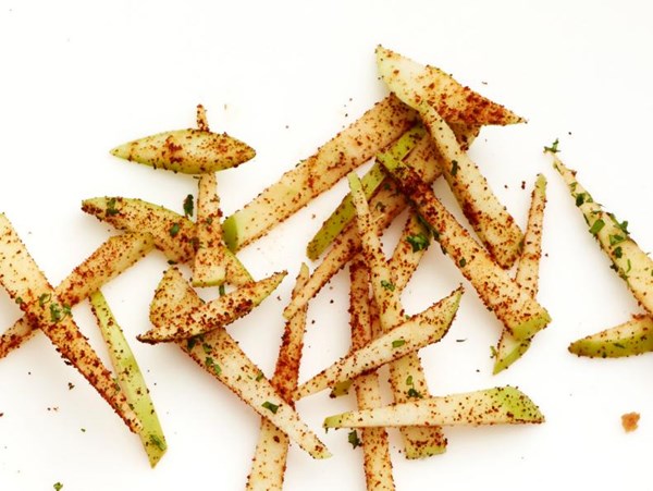 Chili-lime apple fries
