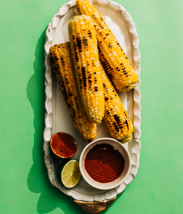 Chili lime buttered corn