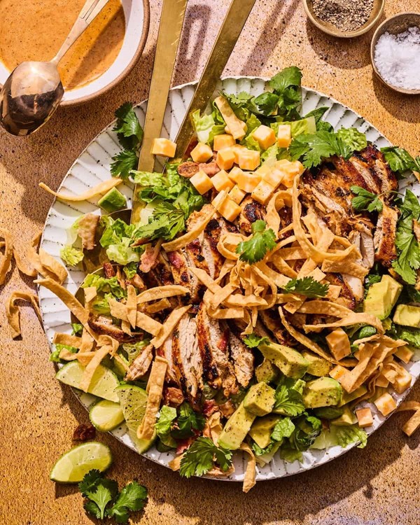 Chili lime chicken salad