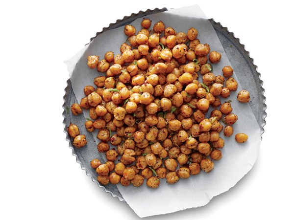 Chili-lime roasted chickpeas