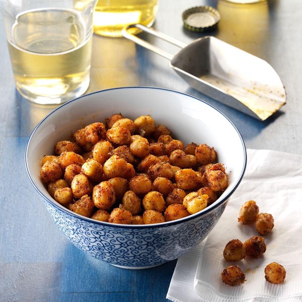 Chili-lime roasted chickpeas