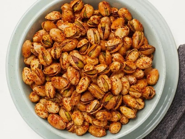 Chili-lime roasted pistachios