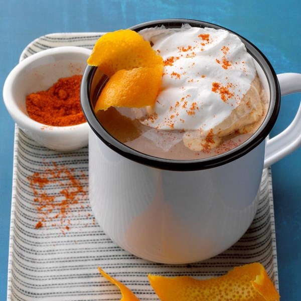 Chili-orange [drinking chocolate]