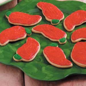 Chili pepper cookies