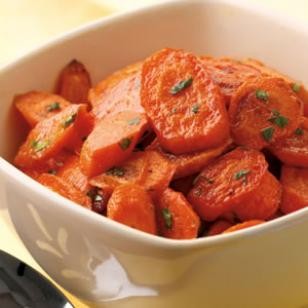 Chili-roasted carrots