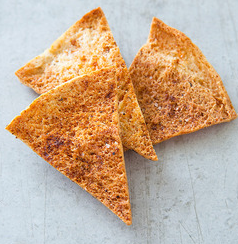 Chili-spiced pita chips
