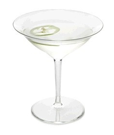 Chili vodka martini